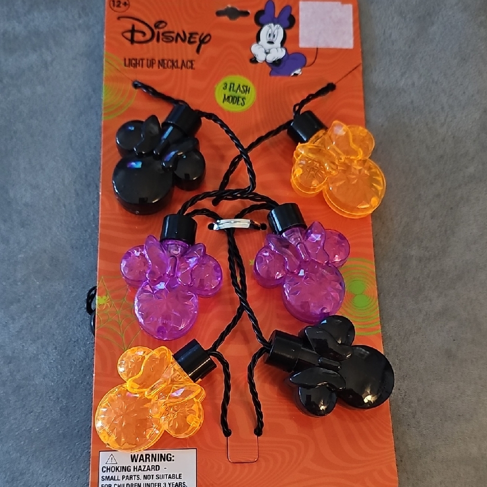 Disney Light-Up Necklace with Minnie Mouse Shapes